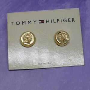 Tommy Hilfiger Gold Tone Stud Earrings